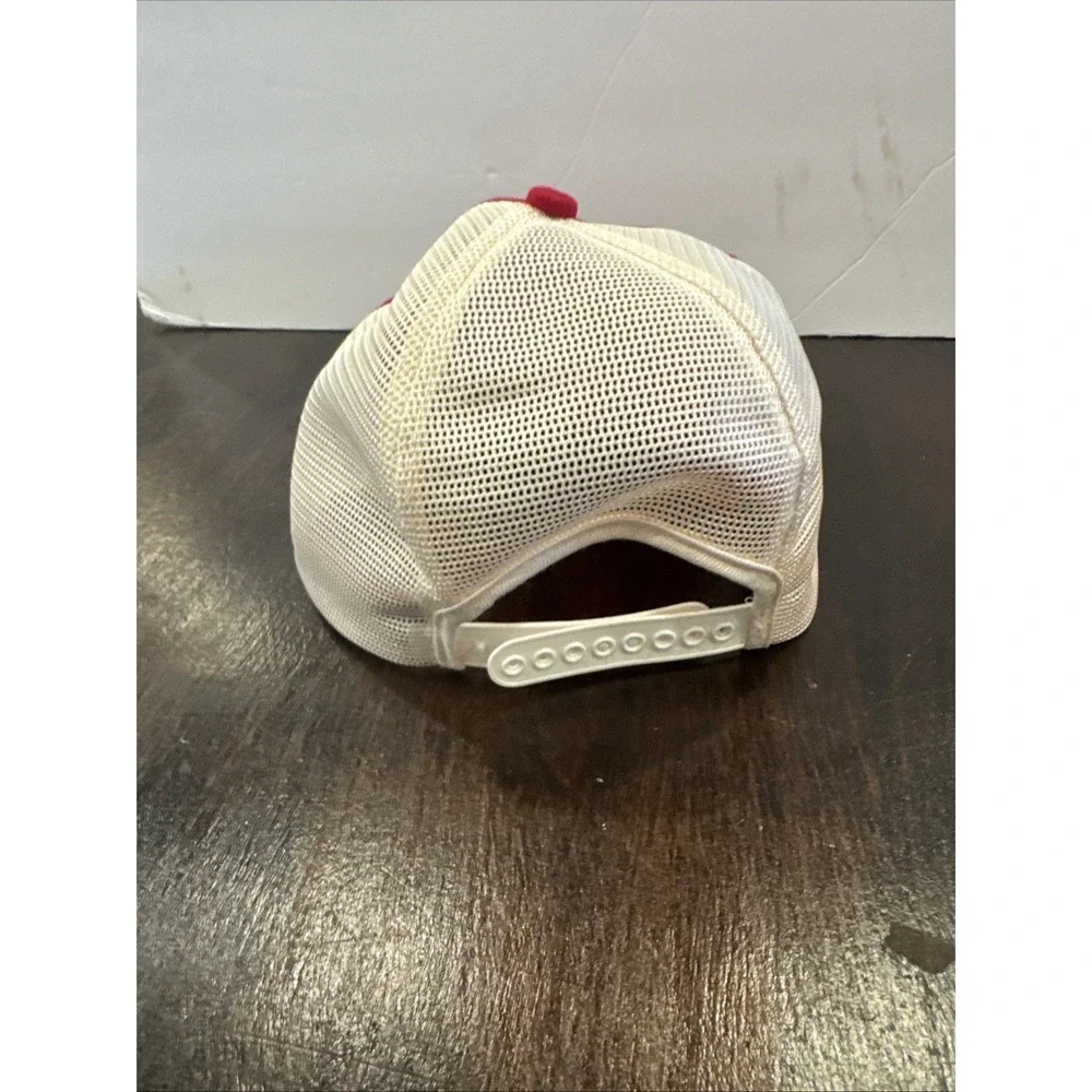 Vintage Briggs & Stratton Mesh Trucker SnapBack Hat USA K-Brand Straight Bill